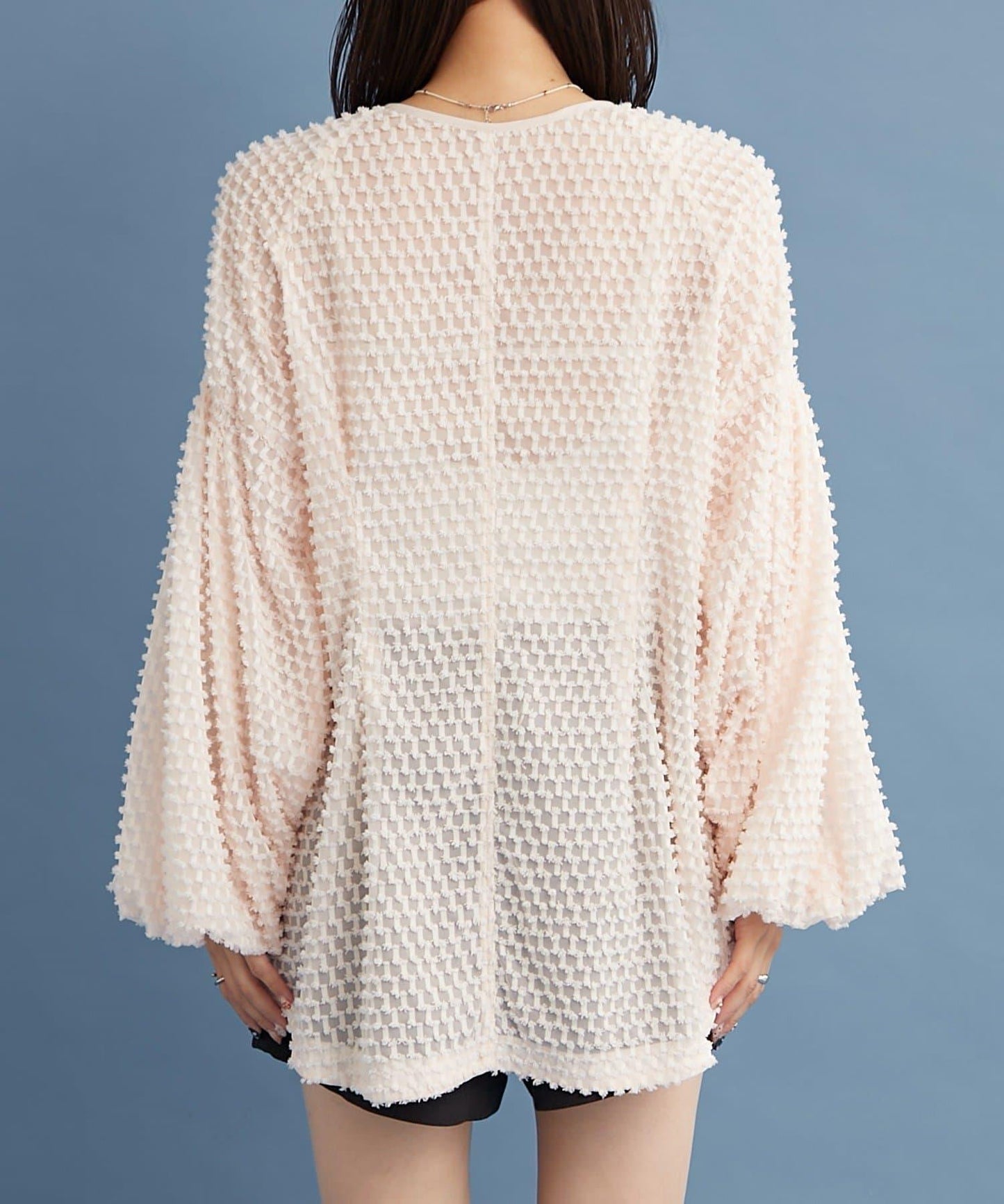 流蘇設計長款上衣