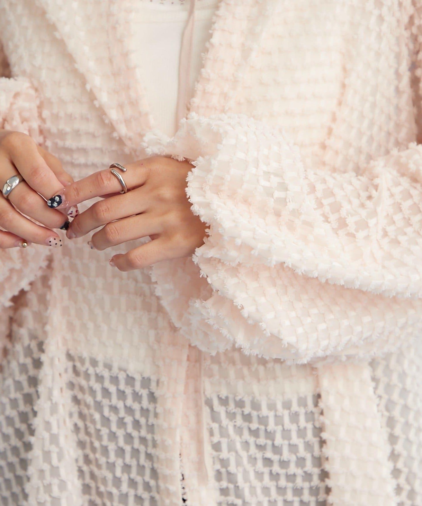 流蘇設計長款上衣