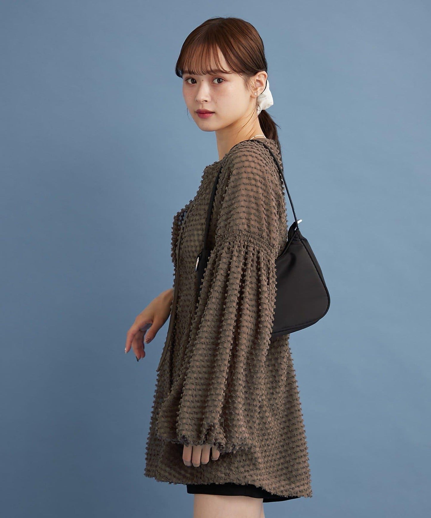 流蘇設計長款上衣