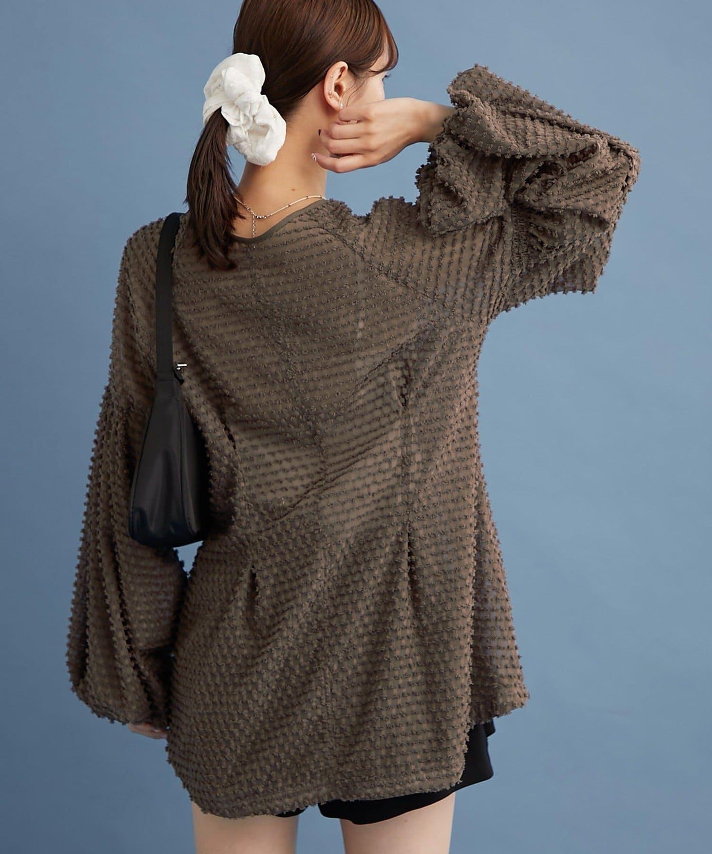 流蘇設計長款上衣