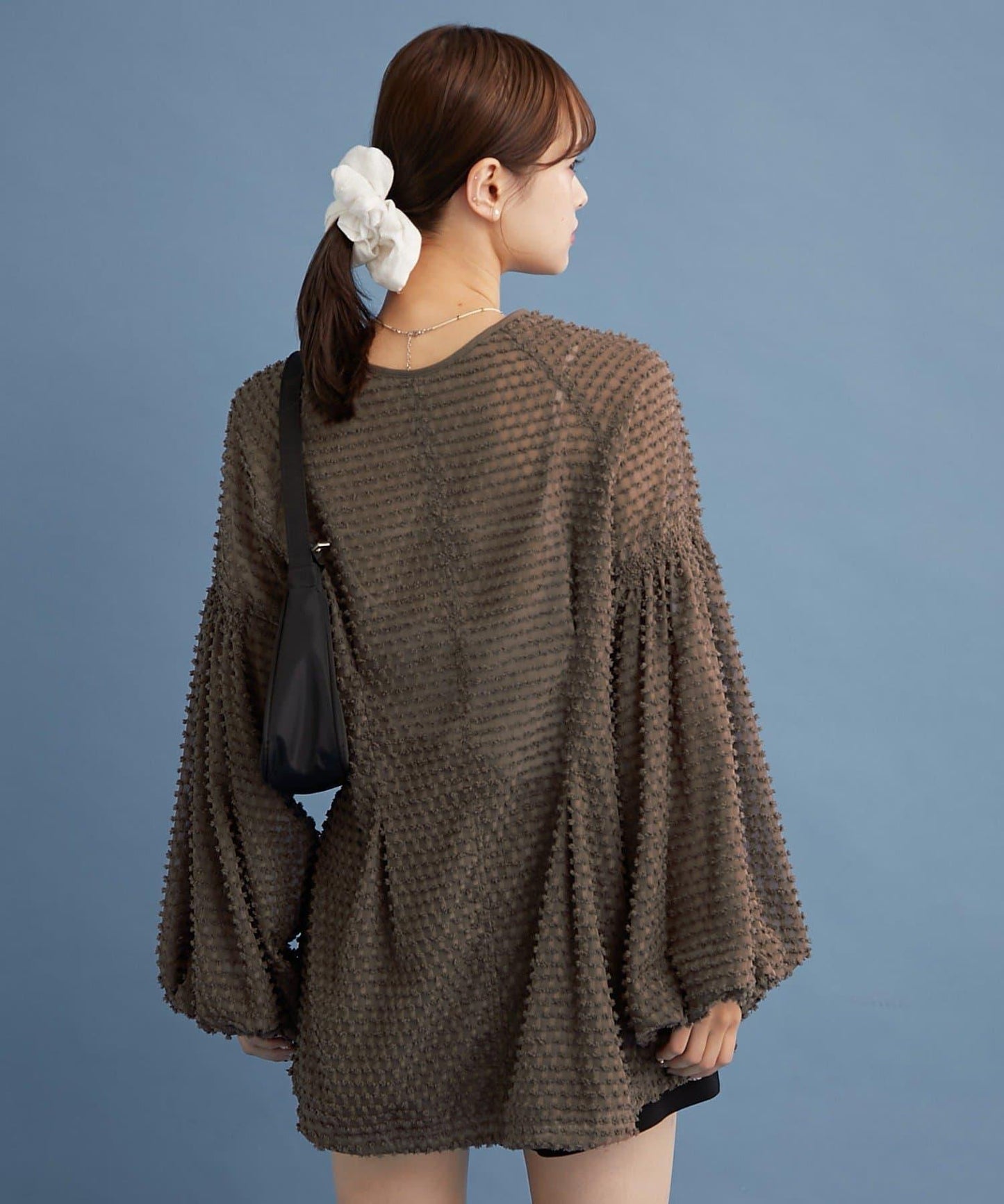 流蘇設計長款上衣