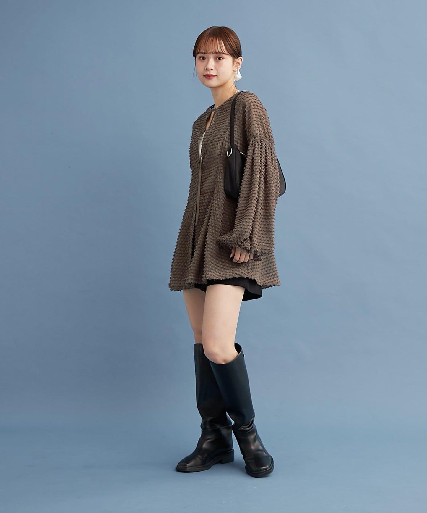 流蘇設計長款上衣