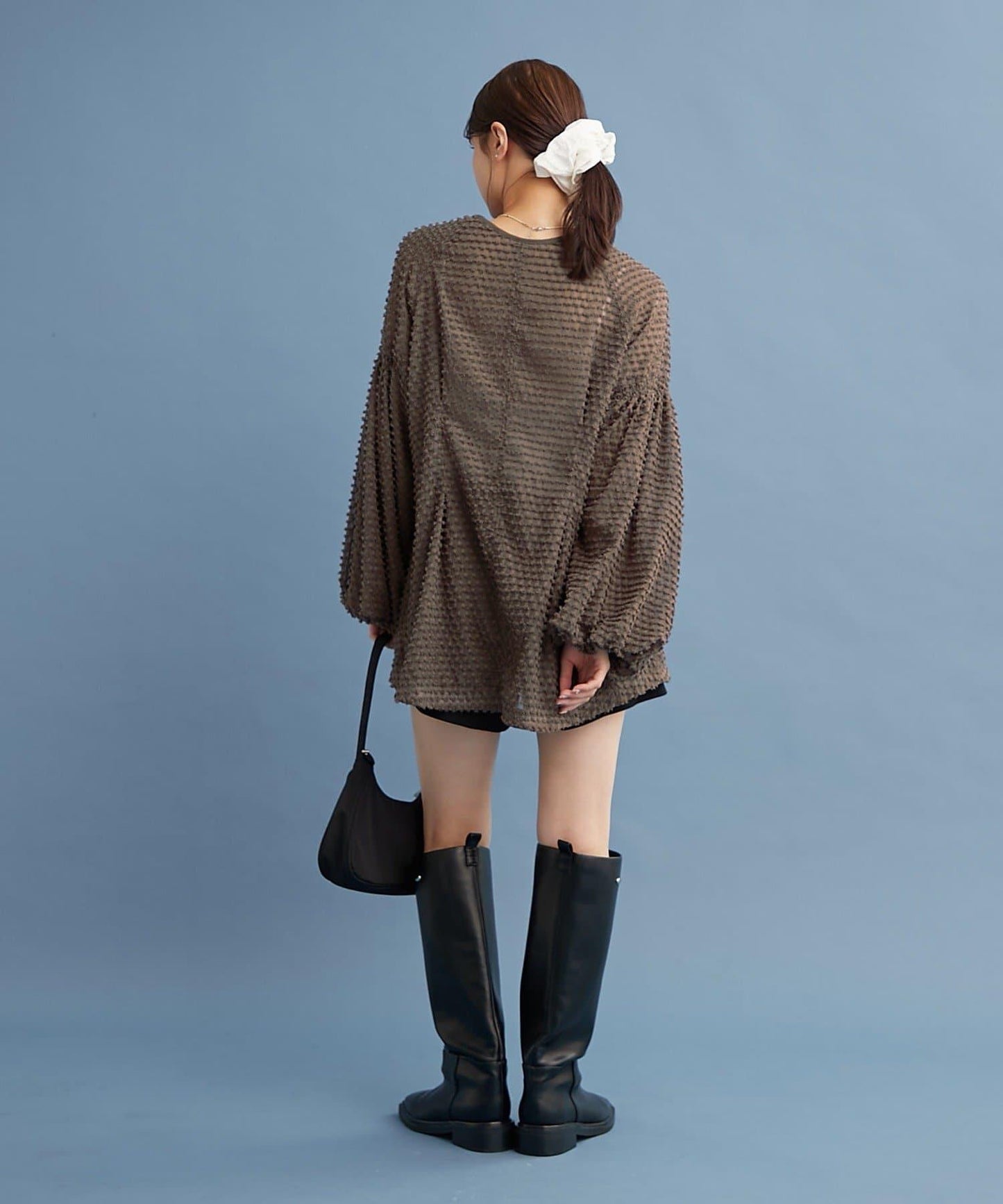 流蘇設計長款上衣