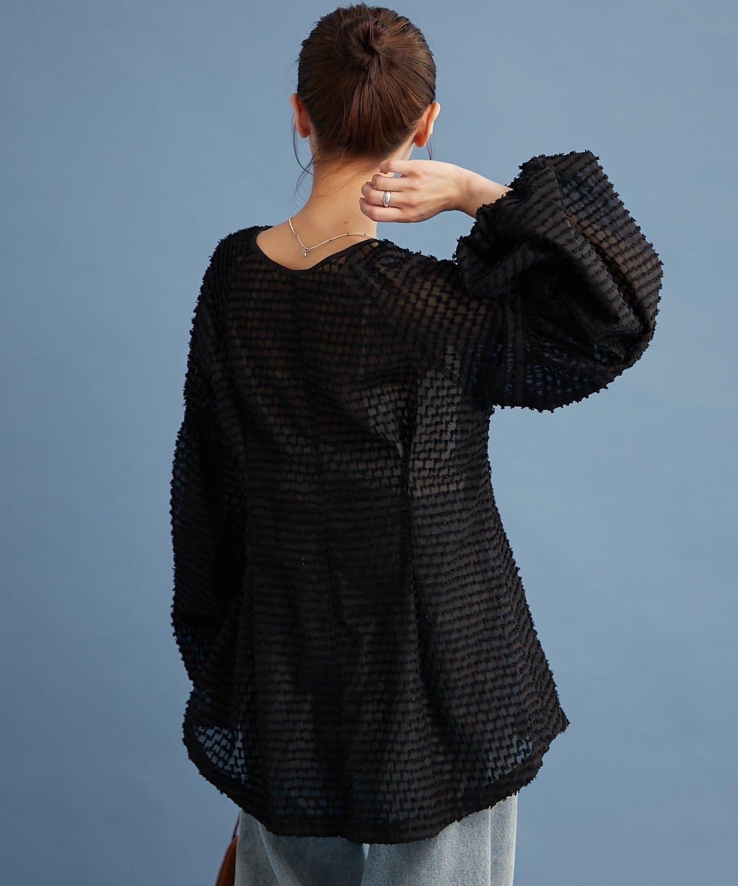 流蘇設計長款上衣