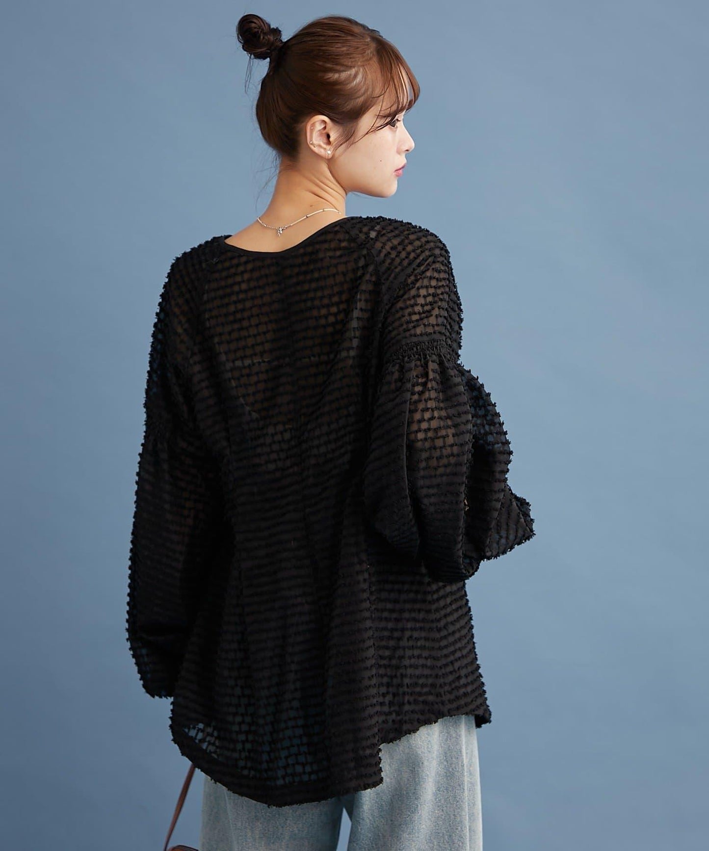 流蘇設計長款上衣