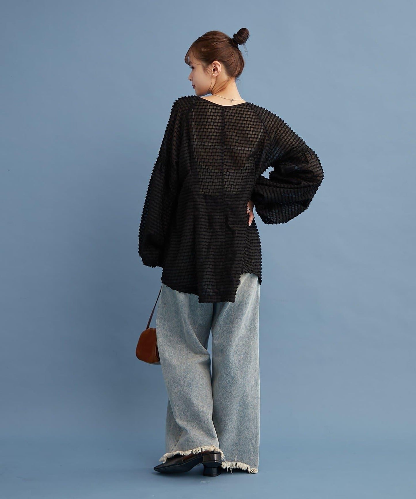 流蘇設計長款上衣