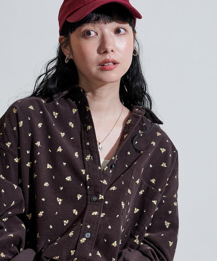 鄉村風格燈花圖案燈花布襯衫<可搭配套裝>