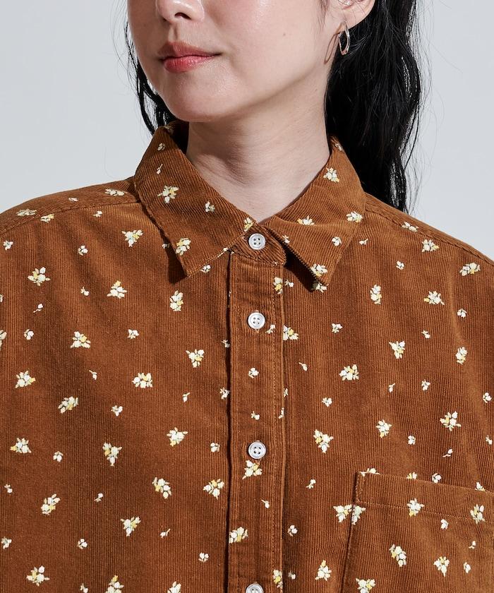 鄉村風格燈花圖案燈花布襯衫<可搭配套裝>