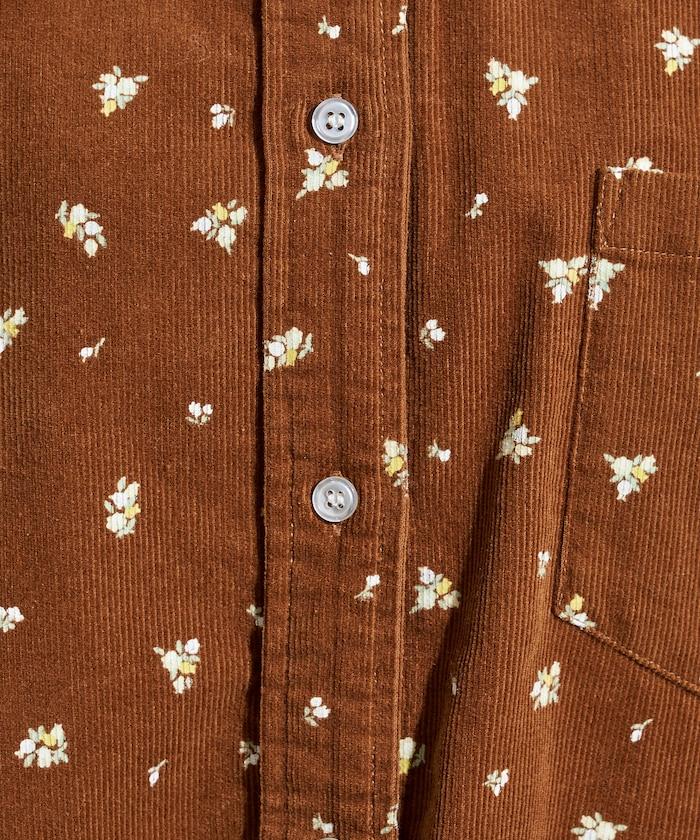 鄉村風格燈花圖案燈花布襯衫<可搭配套裝>