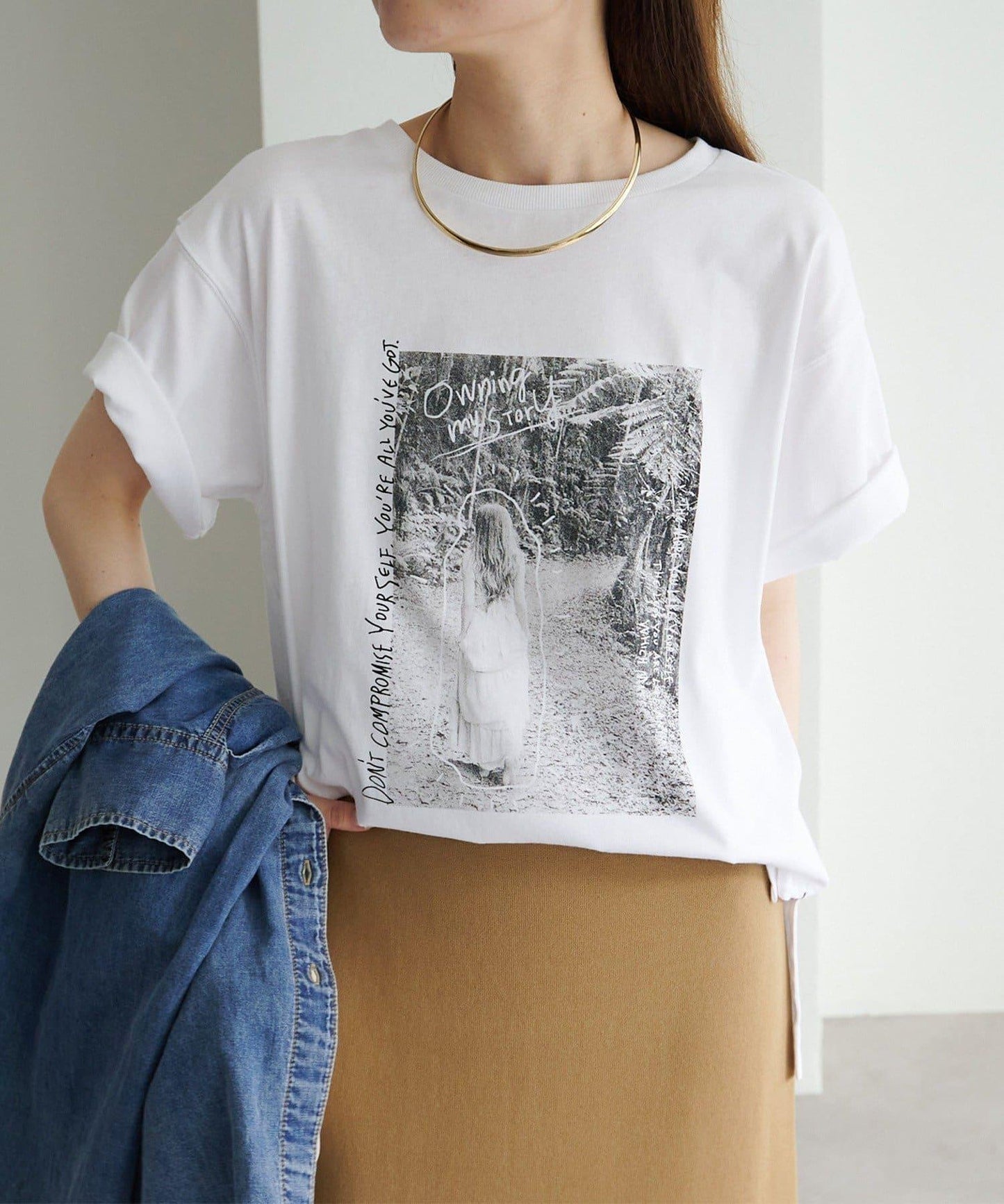 【冰感+防紫外線】照片印花T恤