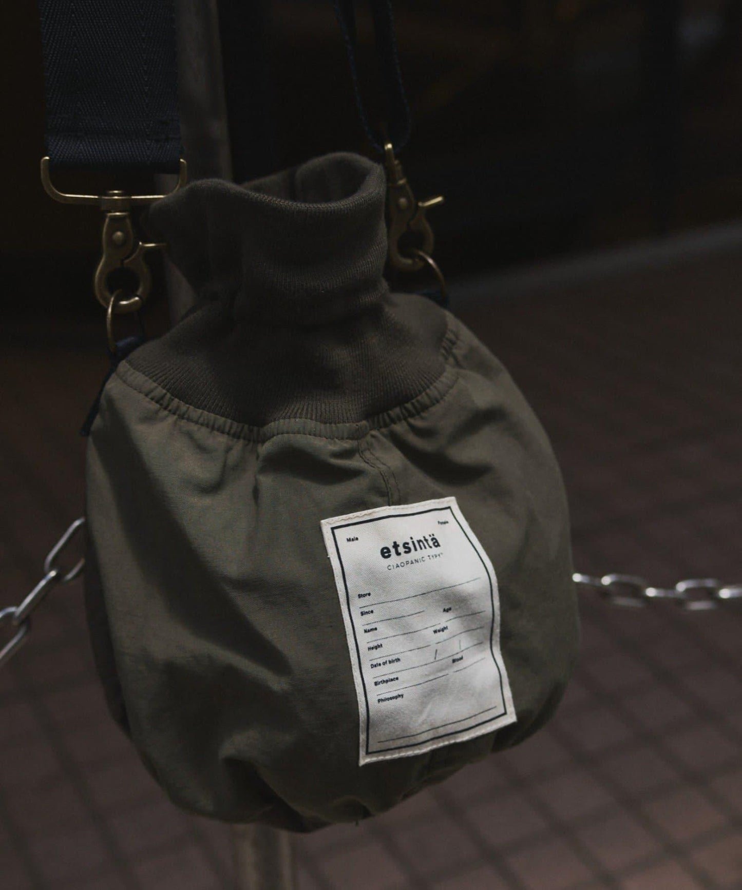 【PALCLOSET限定】etsinta拼接棉被肩揹包