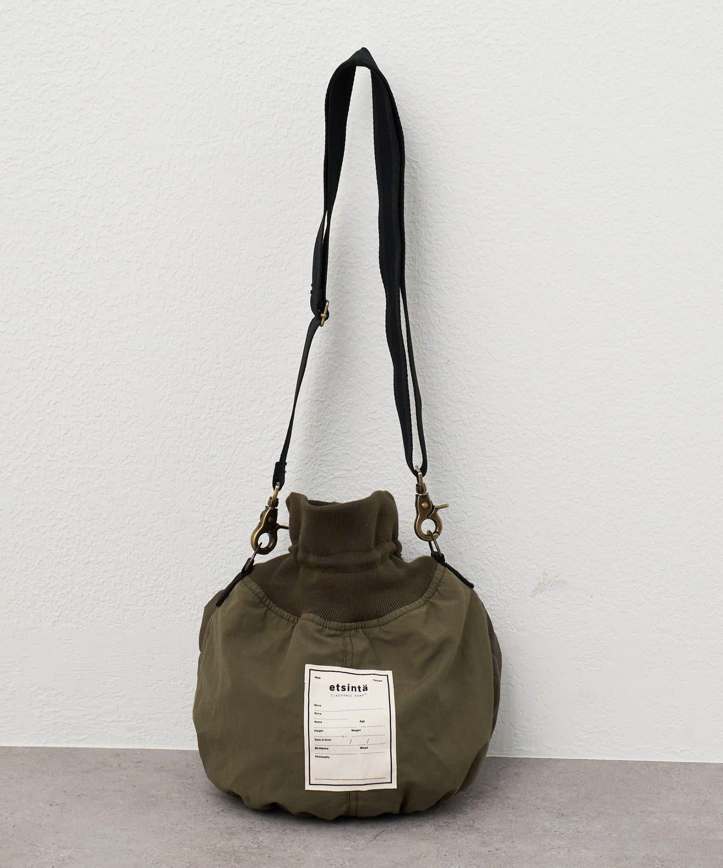 【PALCLOSET限定】etsinta拼接棉被肩揹包