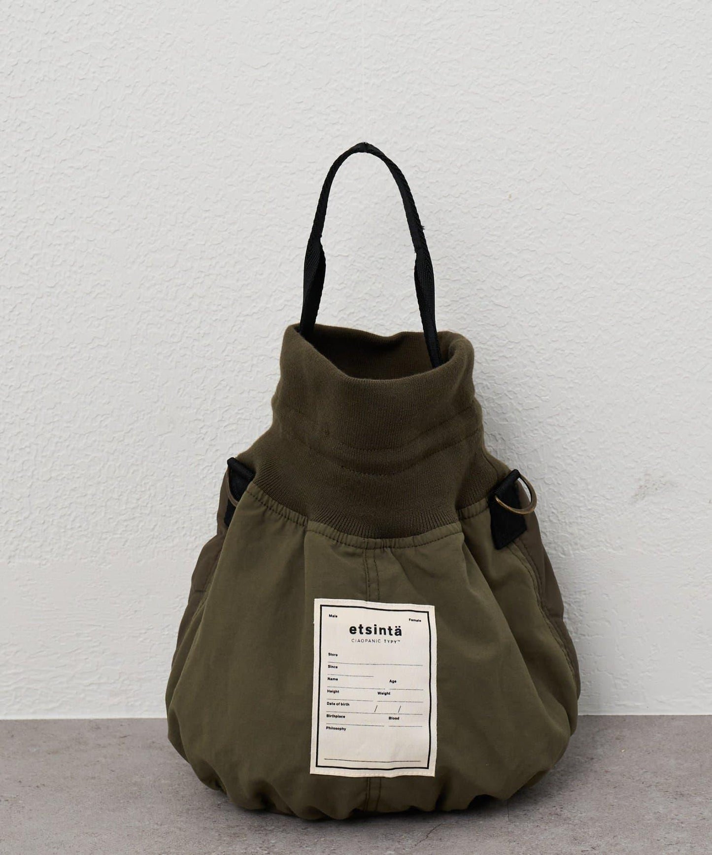 【PALCLOSET限定】etsinta拼接棉被肩揹包