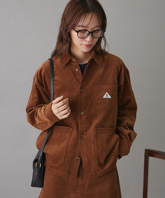 GEVACO燈芯絨襯衫夾克