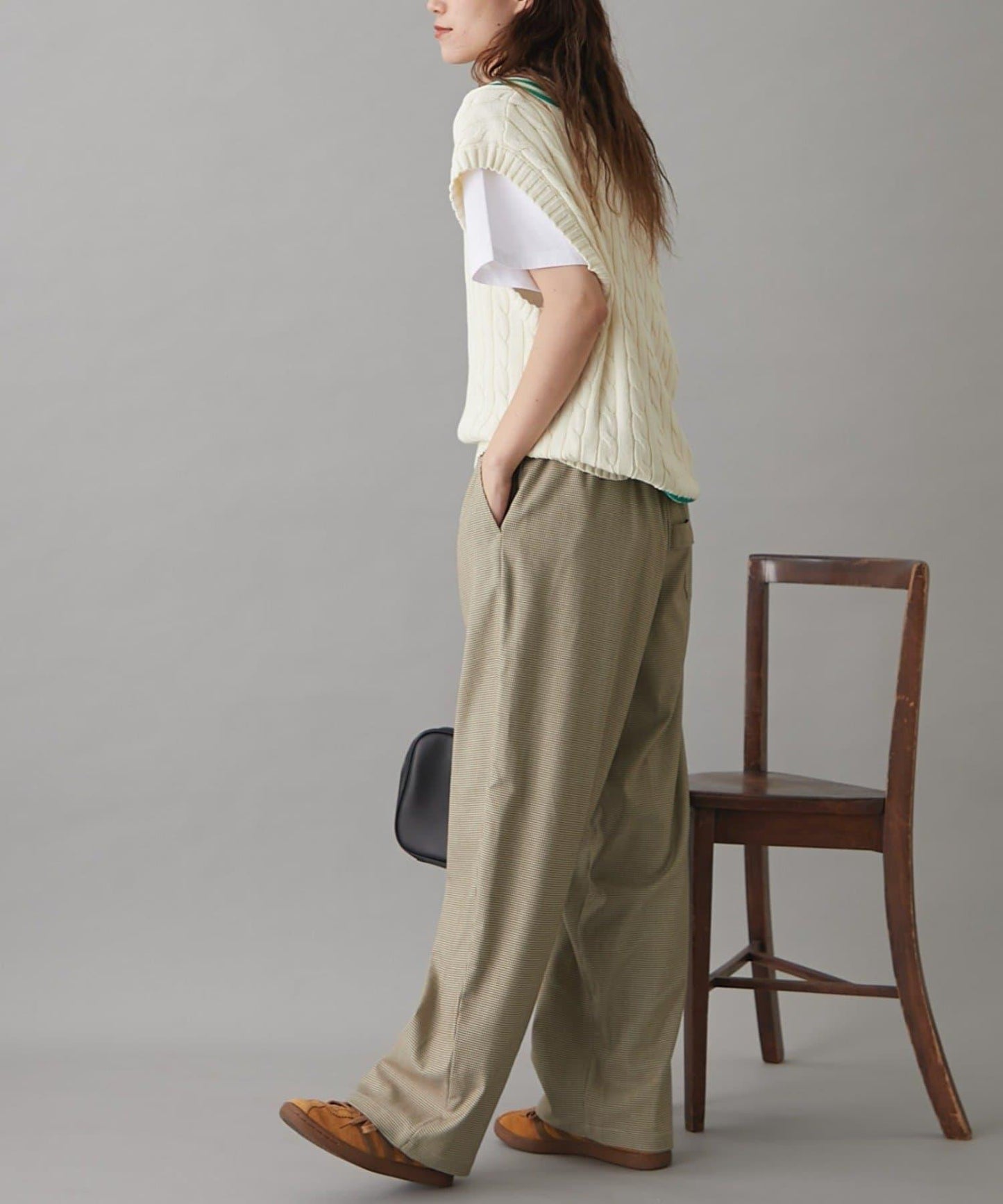 GEVACO格紋休閒褲