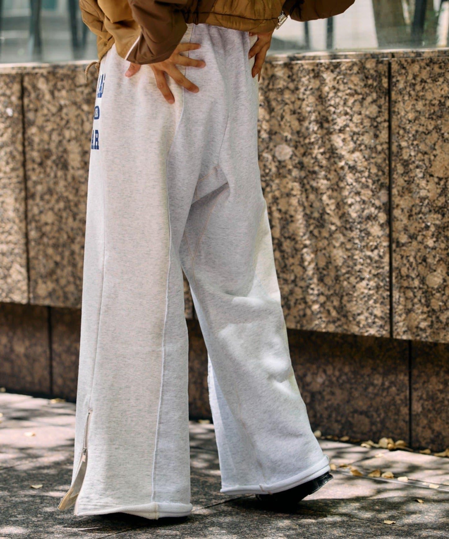 etsinta改良款拉鍊喇叭褲