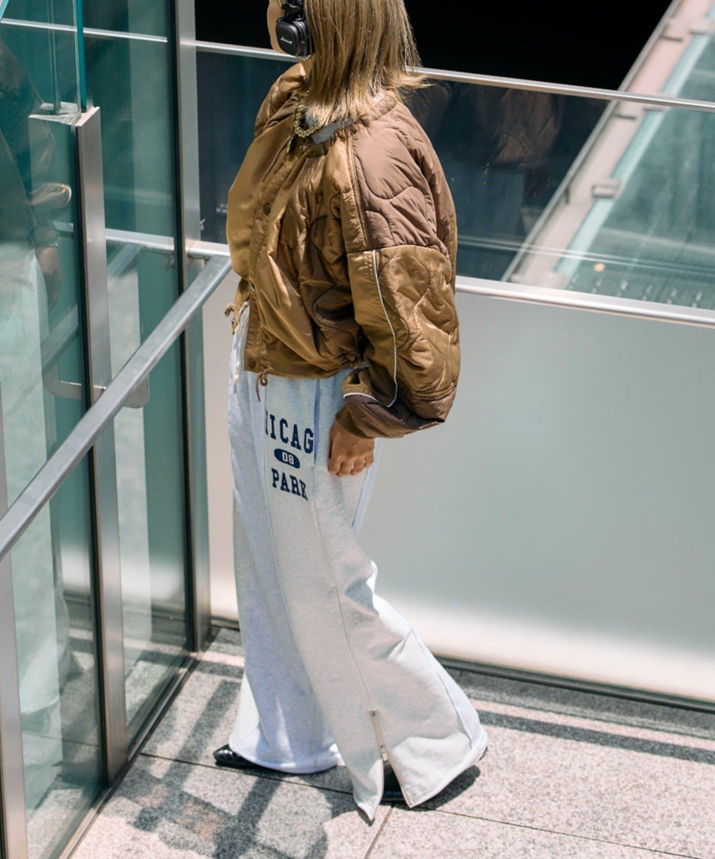 etsinta改良款拉鍊喇叭褲