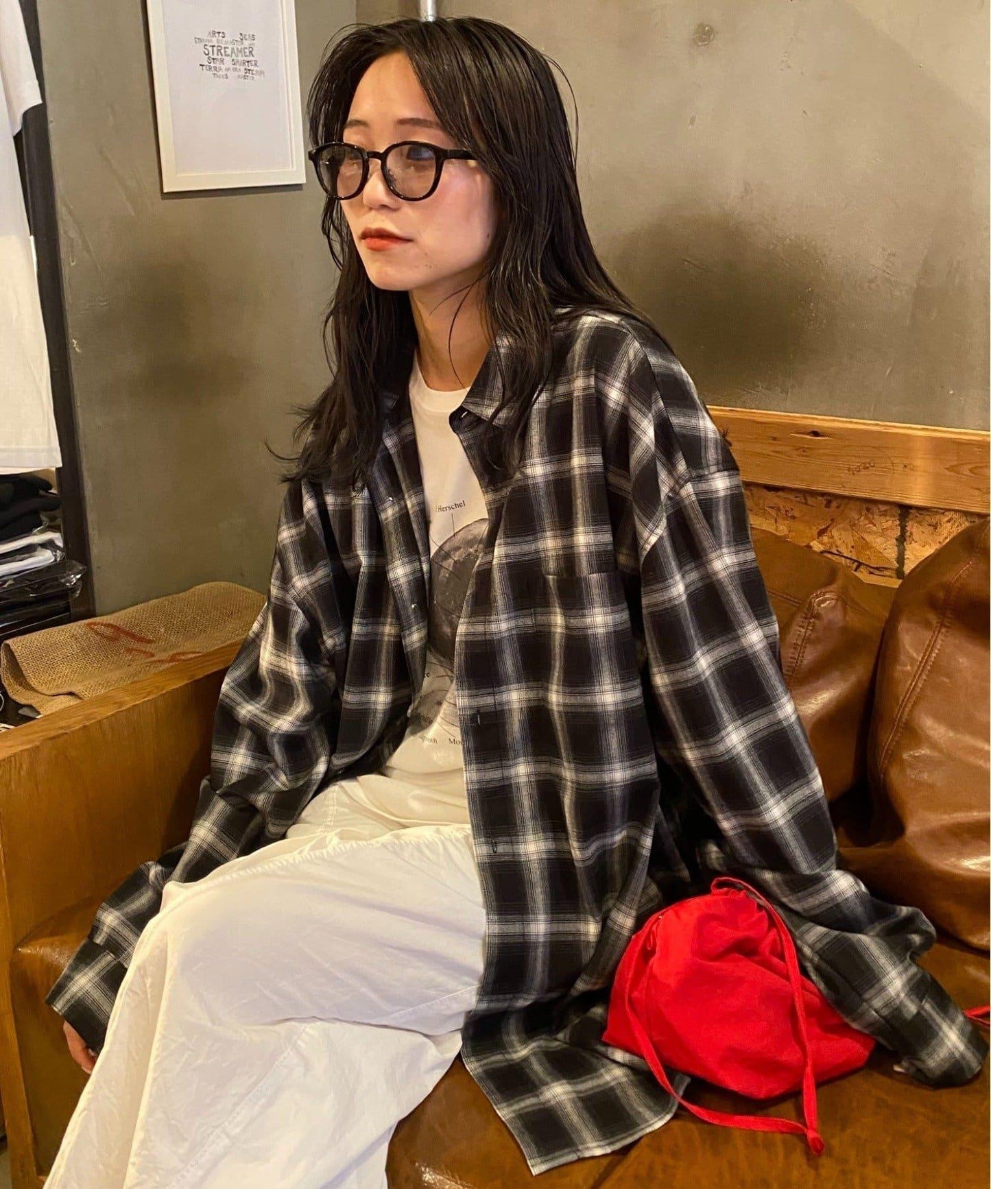 【男女通用】寬鬆剪裁常規領款多色襯衫