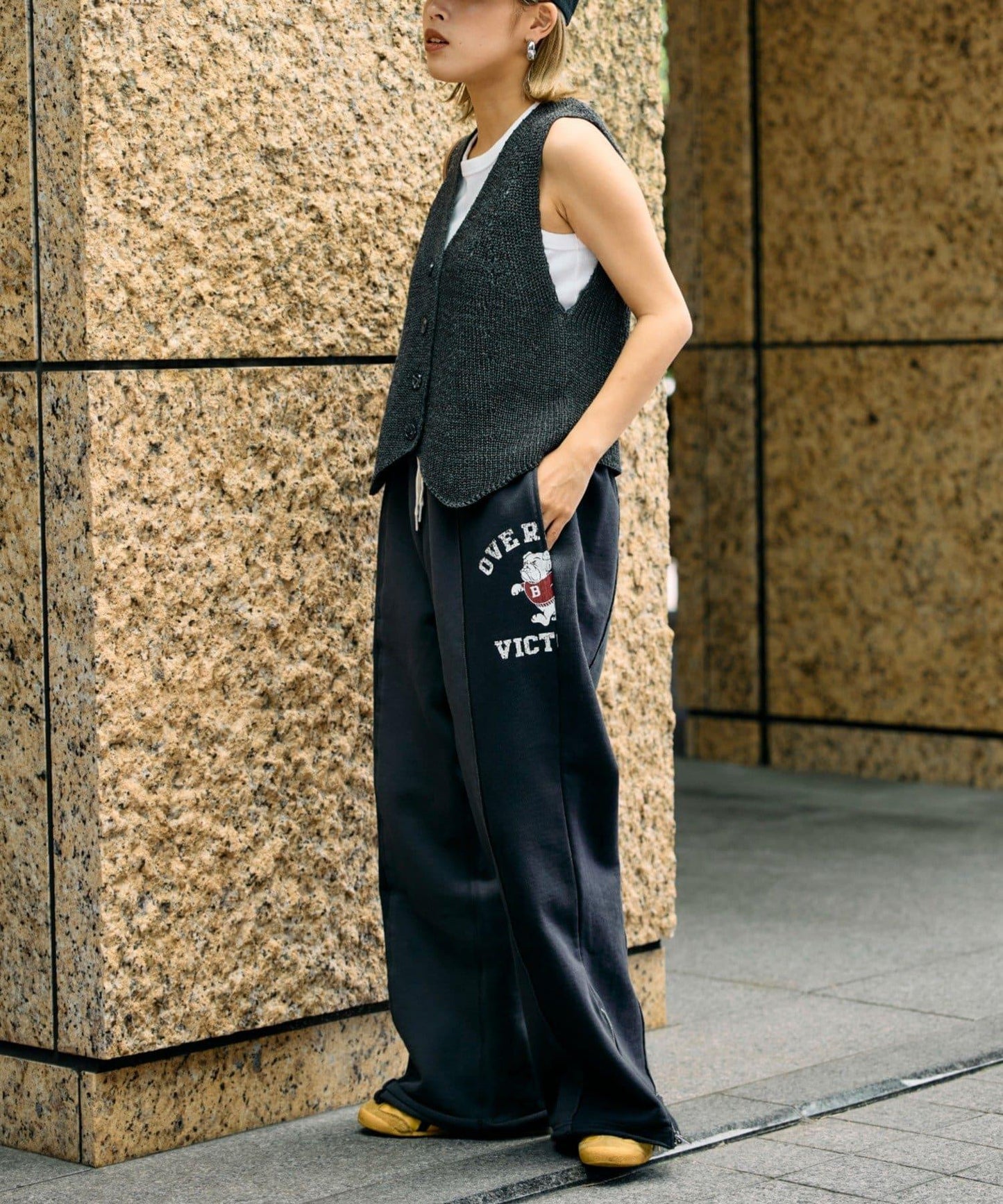 etsinta改良款拉鍊喇叭褲