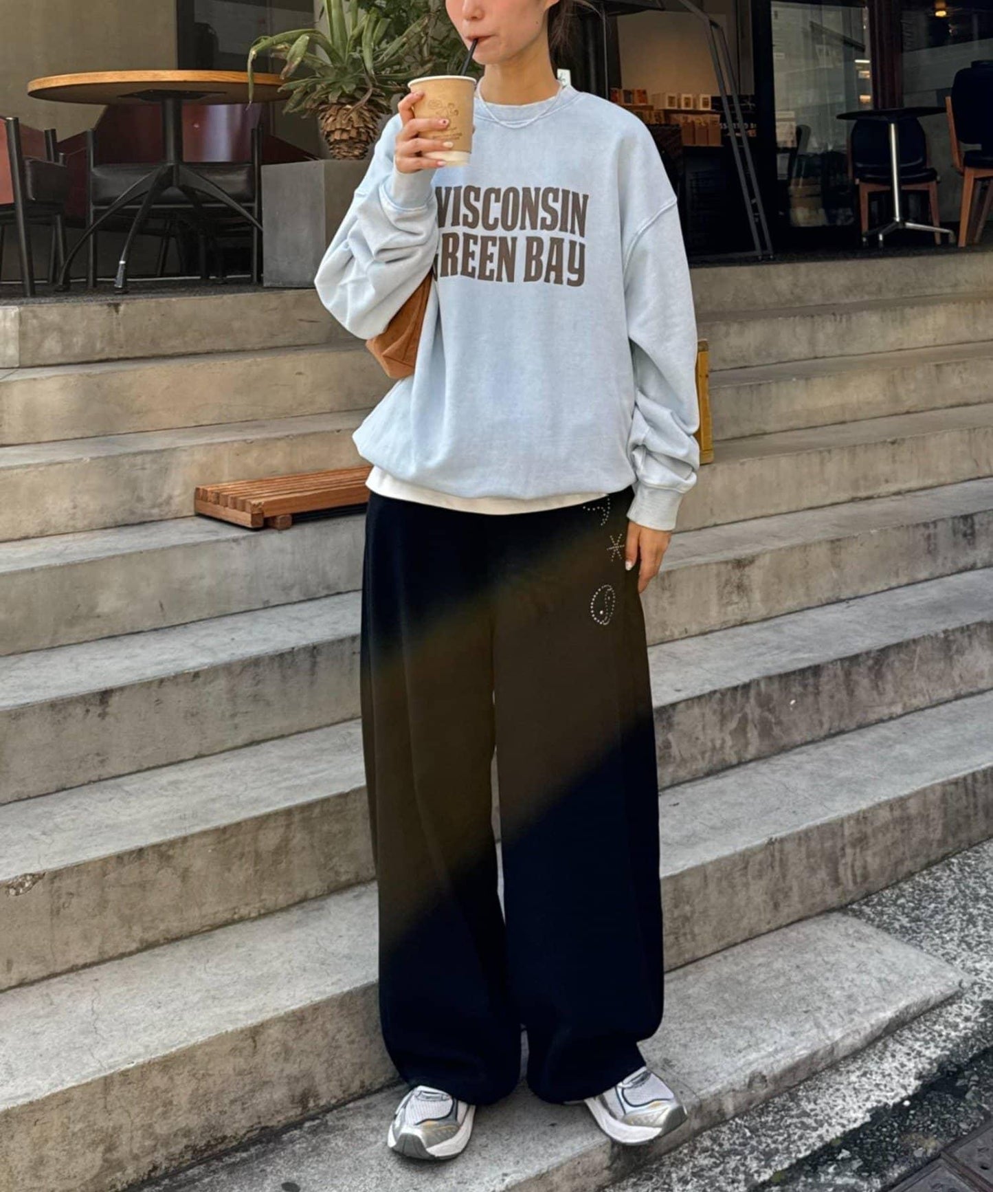 【男女同款】新款酸洗標誌衛衣