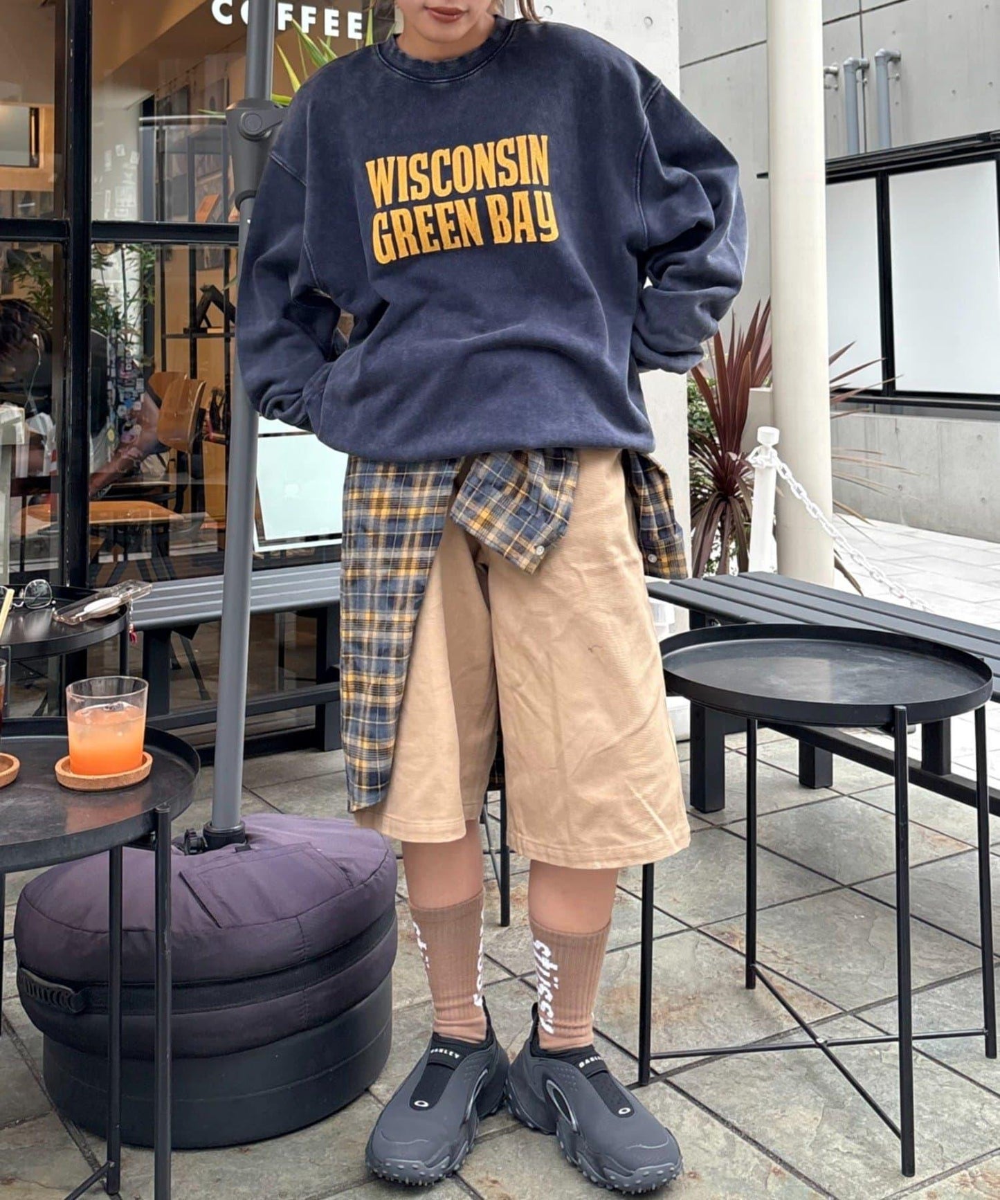 【男女同款】新款酸洗標誌衛衣