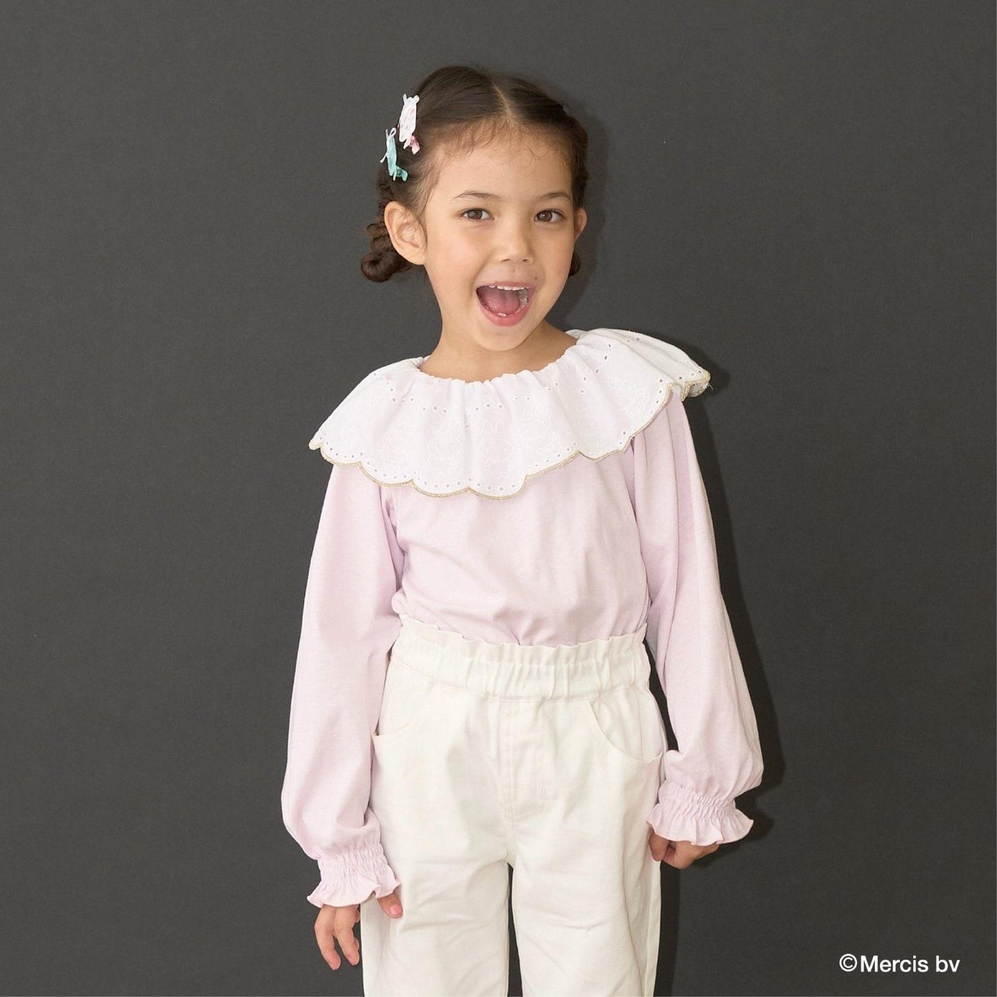 【商品】【Miffy】【軟棉】棉質蕾絲領上衣