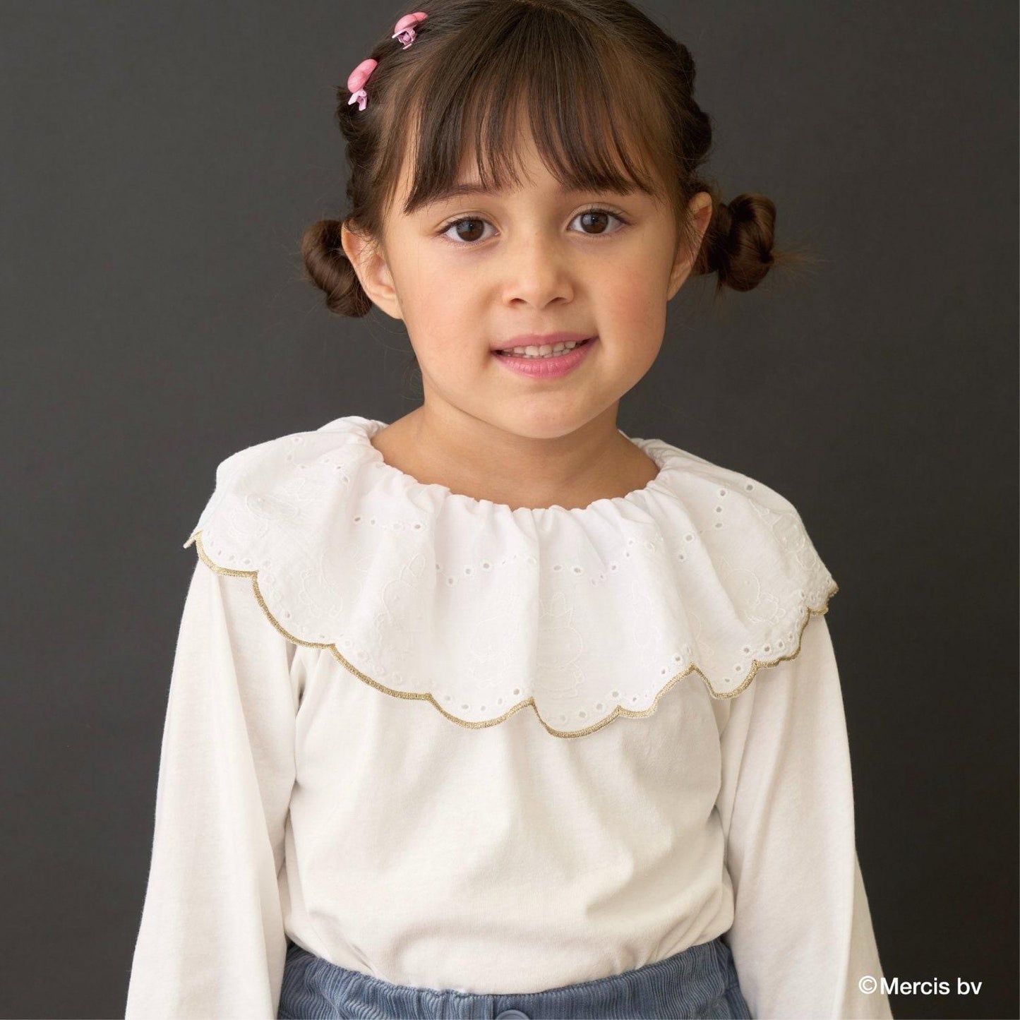 【商品】【Miffy】【軟棉】棉質蕾絲領上衣