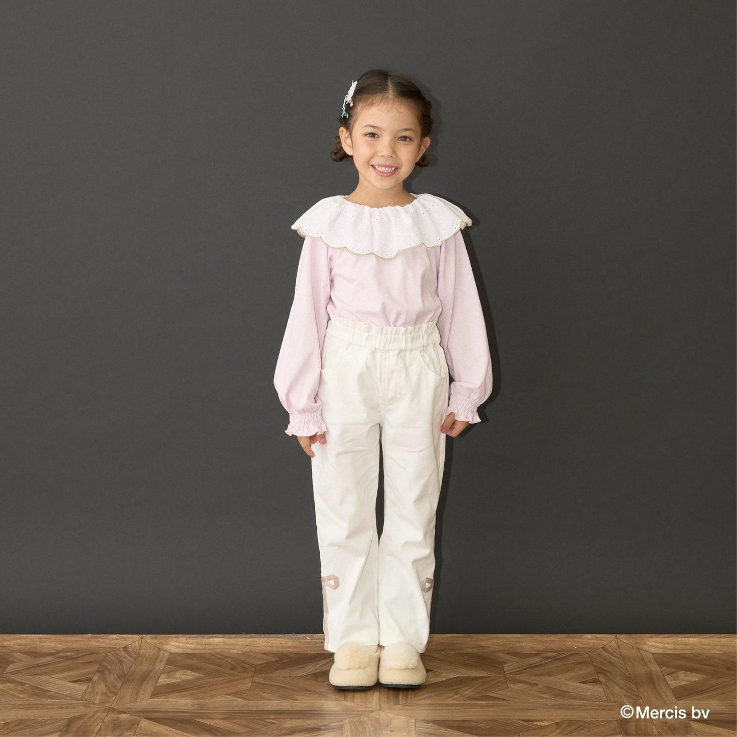 【商品】【Miffy】【軟棉】棉質蕾絲領上衣