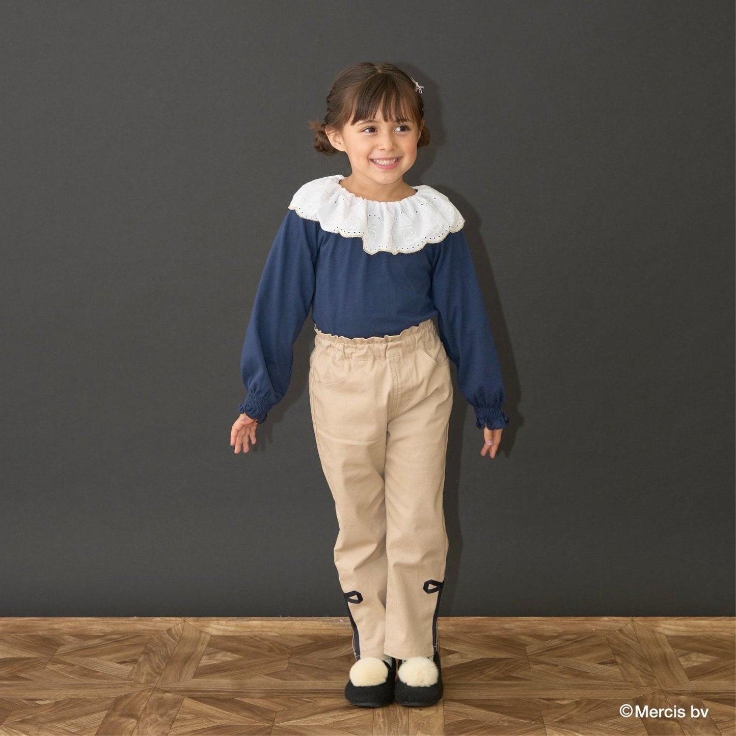 【商品】【Miffy】【軟棉】棉質蕾絲領上衣