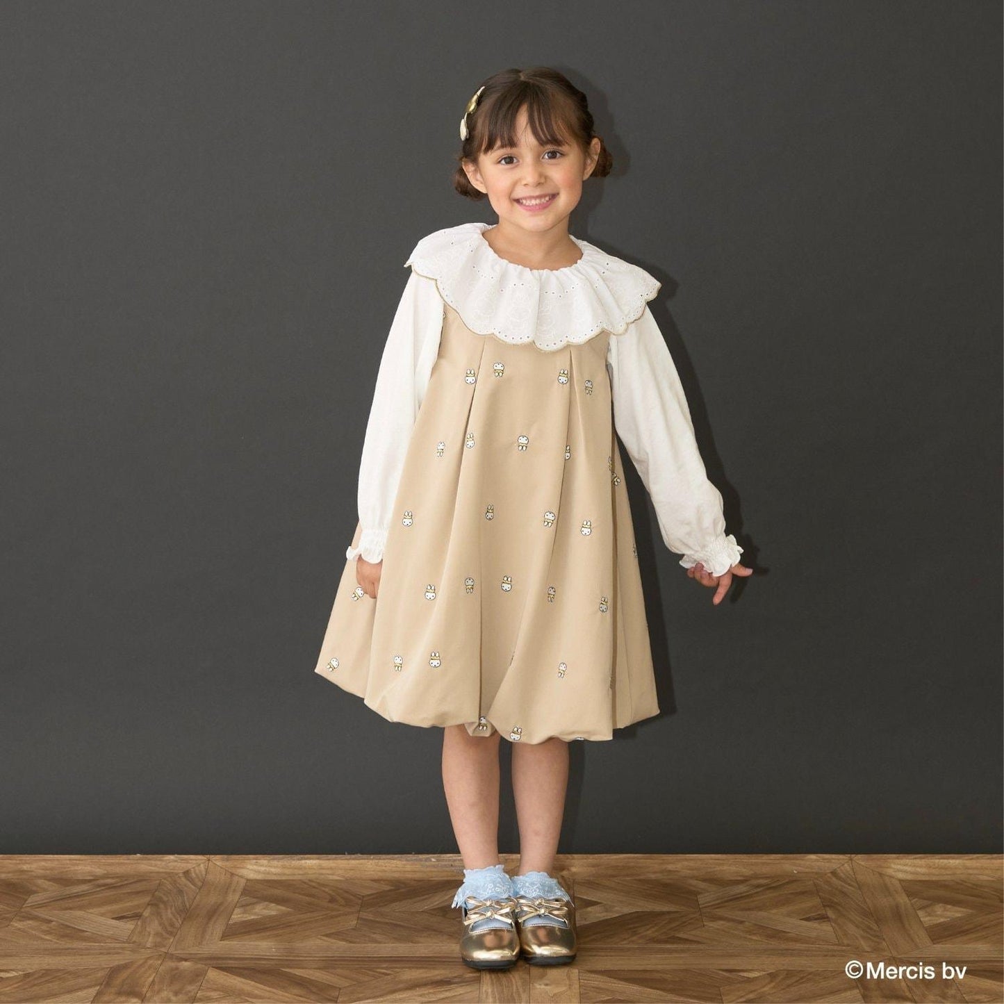 【商品】【Miffy】【軟棉】棉質蕾絲領上衣