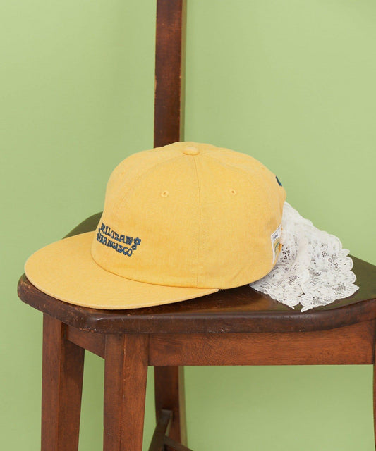 【HELLO.SANFRANCISCO/你好,舊金山】蕾絲絲帶刺繡標誌顏色帽