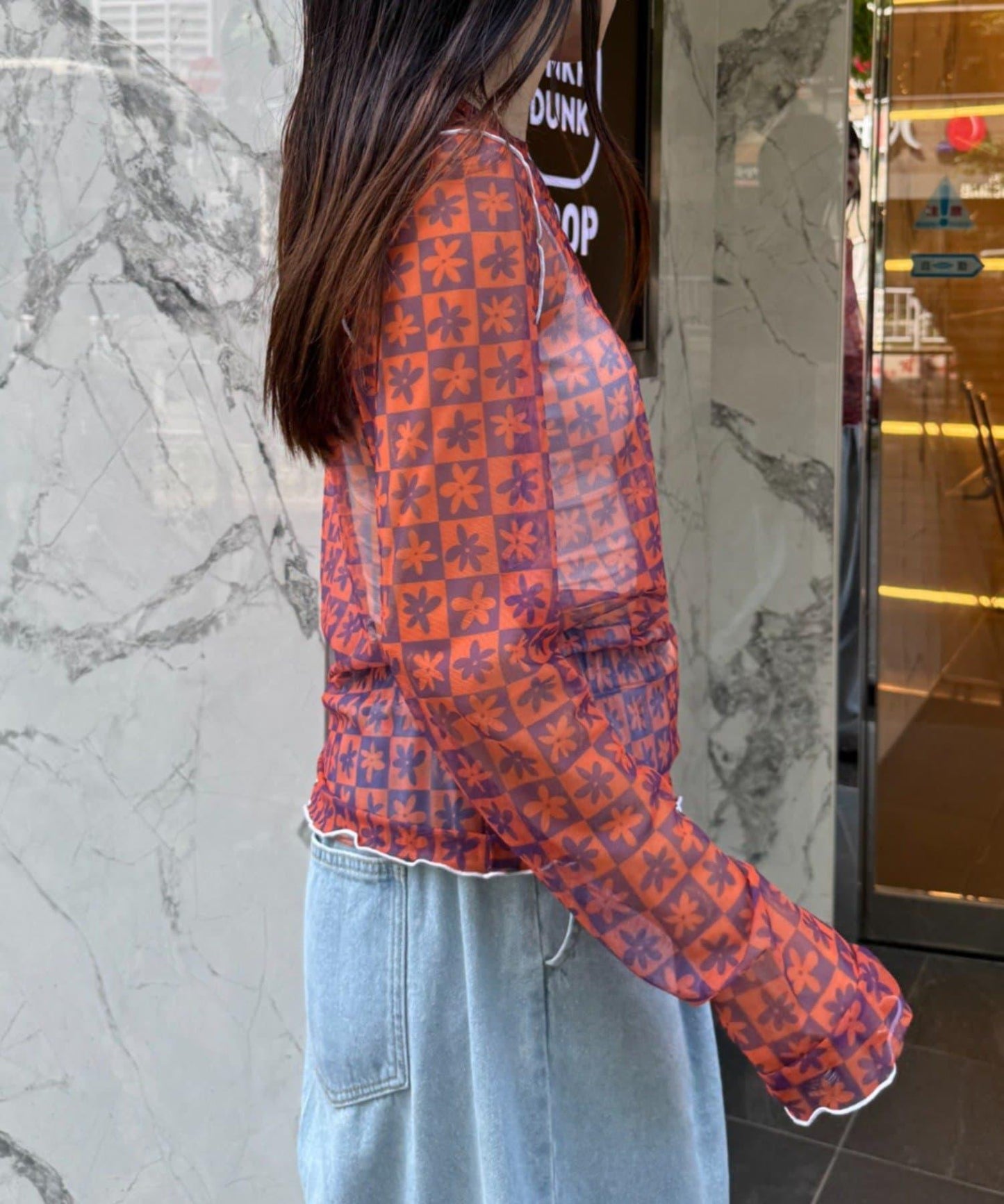 H.S組合花紋上衣