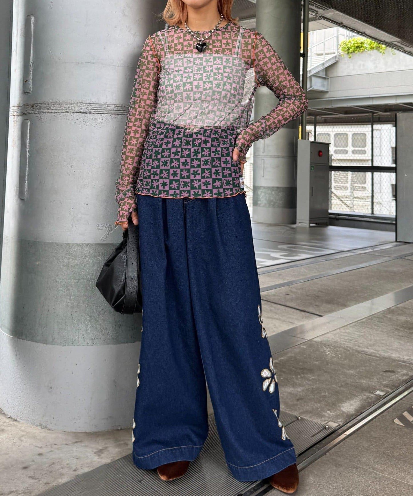 H.S組合花紋上衣