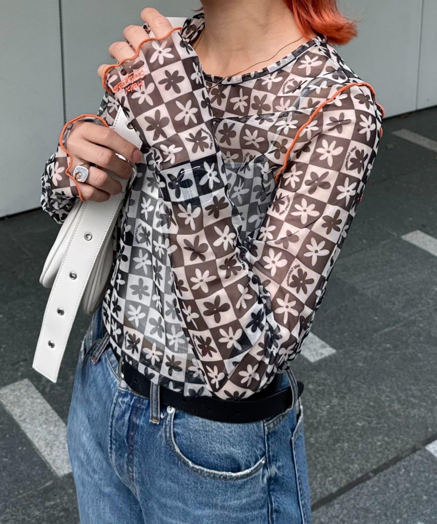 H.S組合花紋上衣