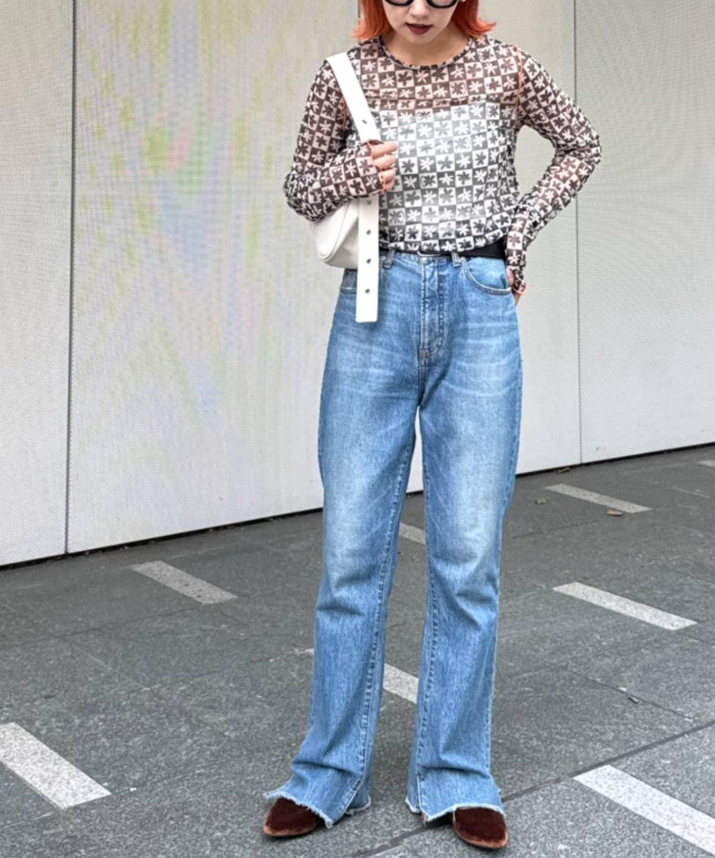 H.S組合花紋上衣