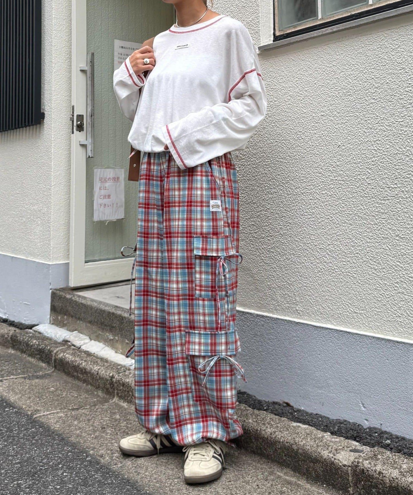 H.S透明紗質圓領T恤