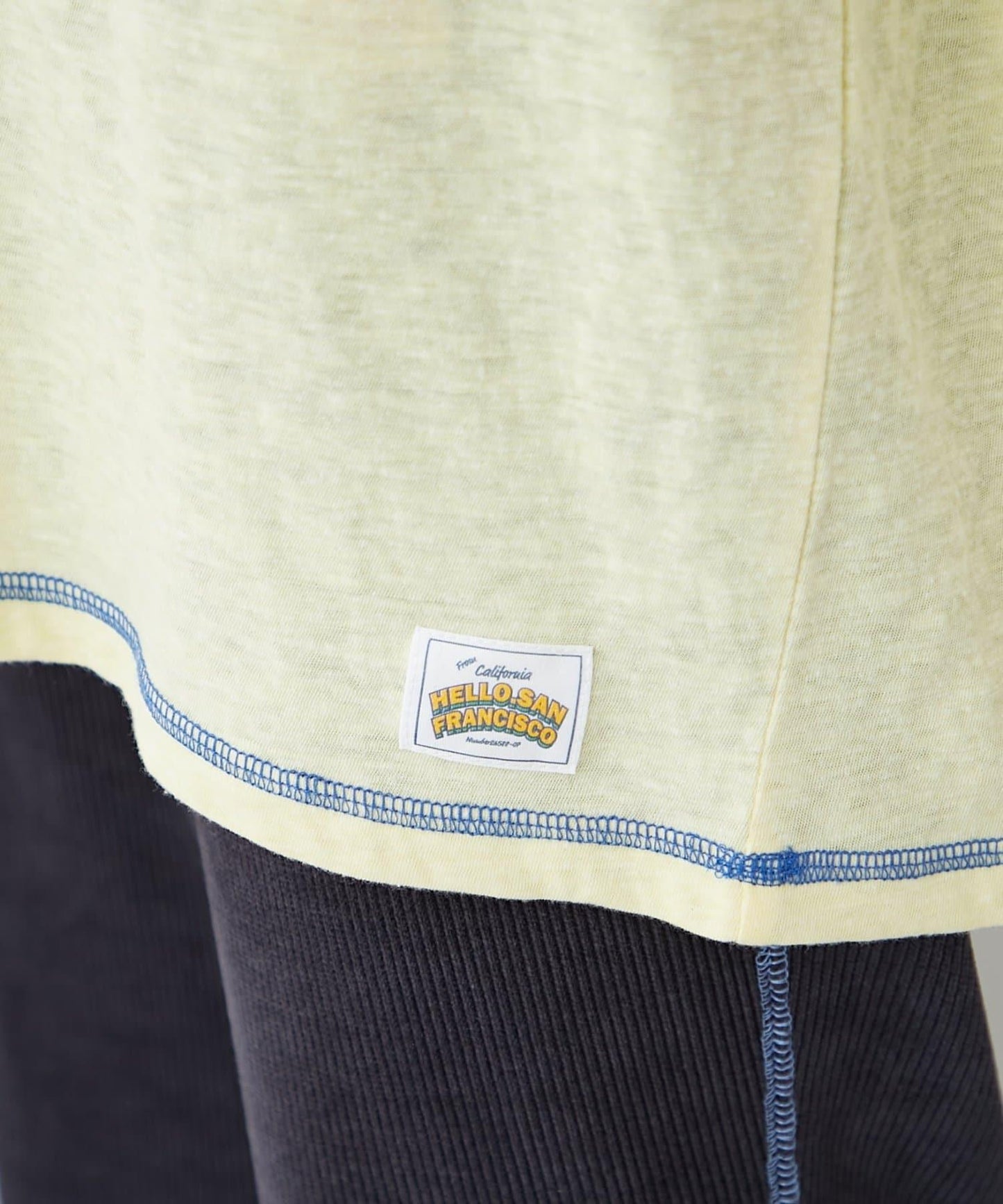 H.S透明紗質圓領T恤