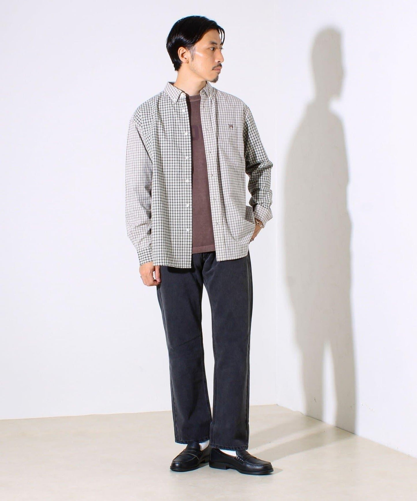 【男孩刺繡】瘋狂圖案 鈕釦襯衫