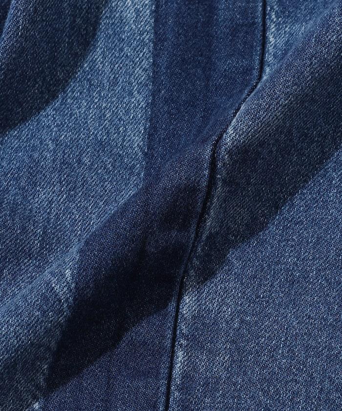 側條紋牛仔褲 / 寬鬆剪裁 曲線牛仔褲 / JL253P10