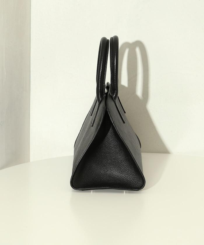 皮革 迷你波士頓包 / 牛皮 / 防水皮革