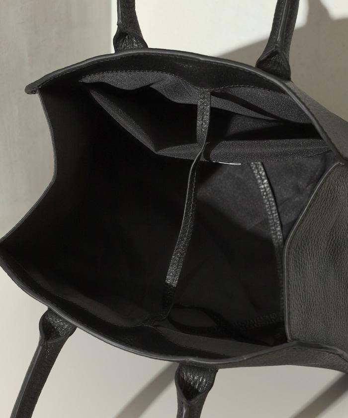 皮革 迷你波士頓包 / 牛皮 / 防水皮革