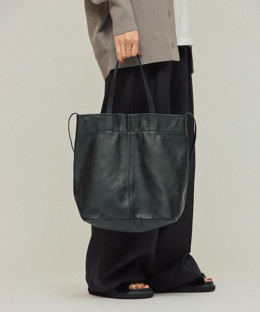 山羊皮雙肩/手提兩用包 / 山羊皮 / 防水皮革