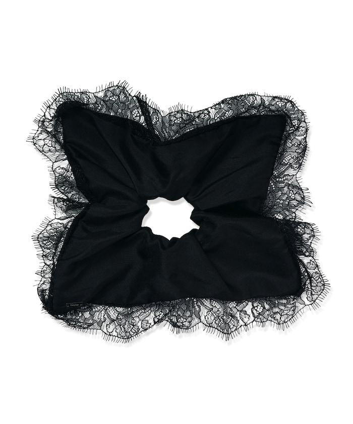 絲綢蕾絲髮圈 / hp03225