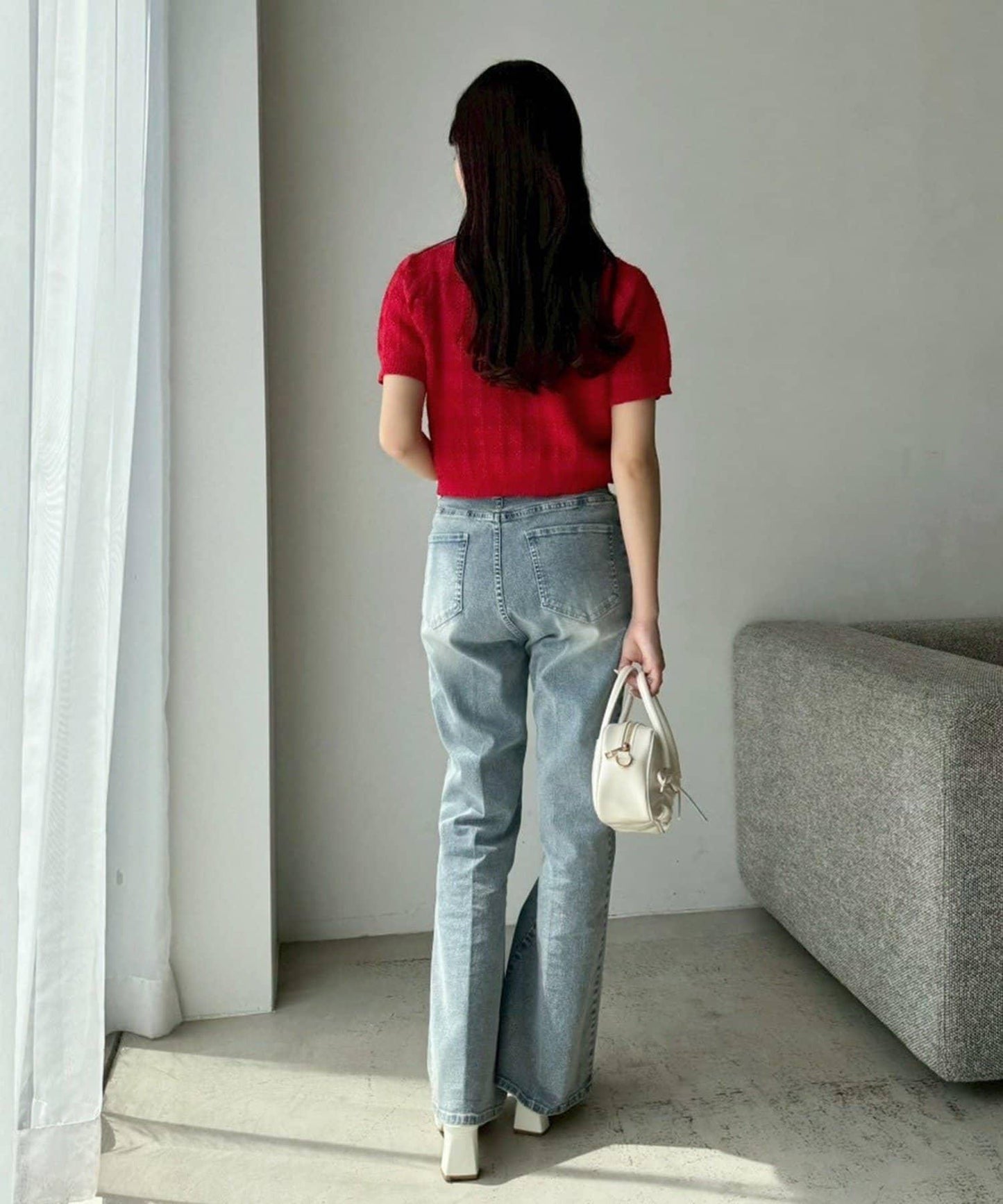 【限定】彈力牛仔褲