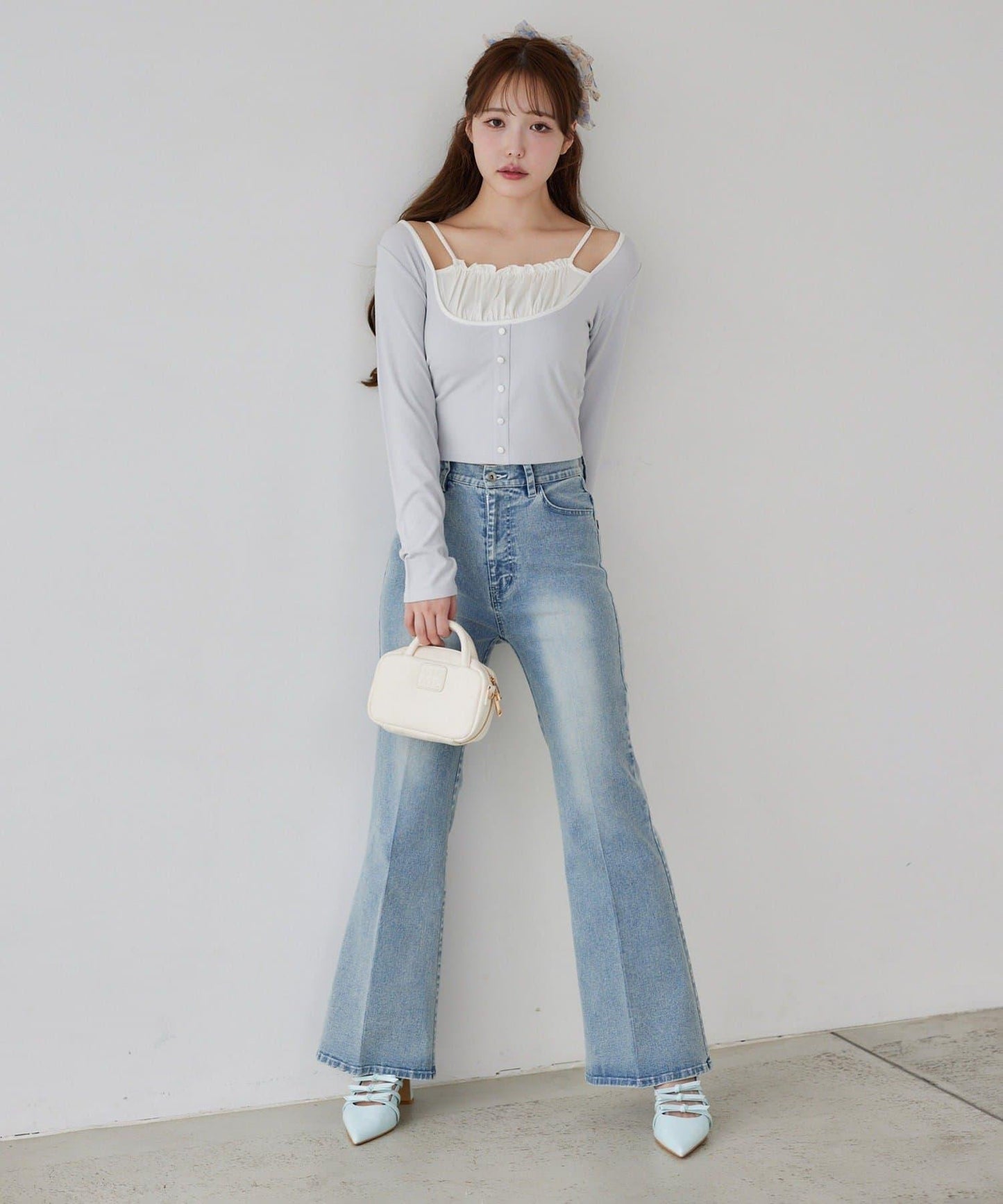 【限定】彈力牛仔褲