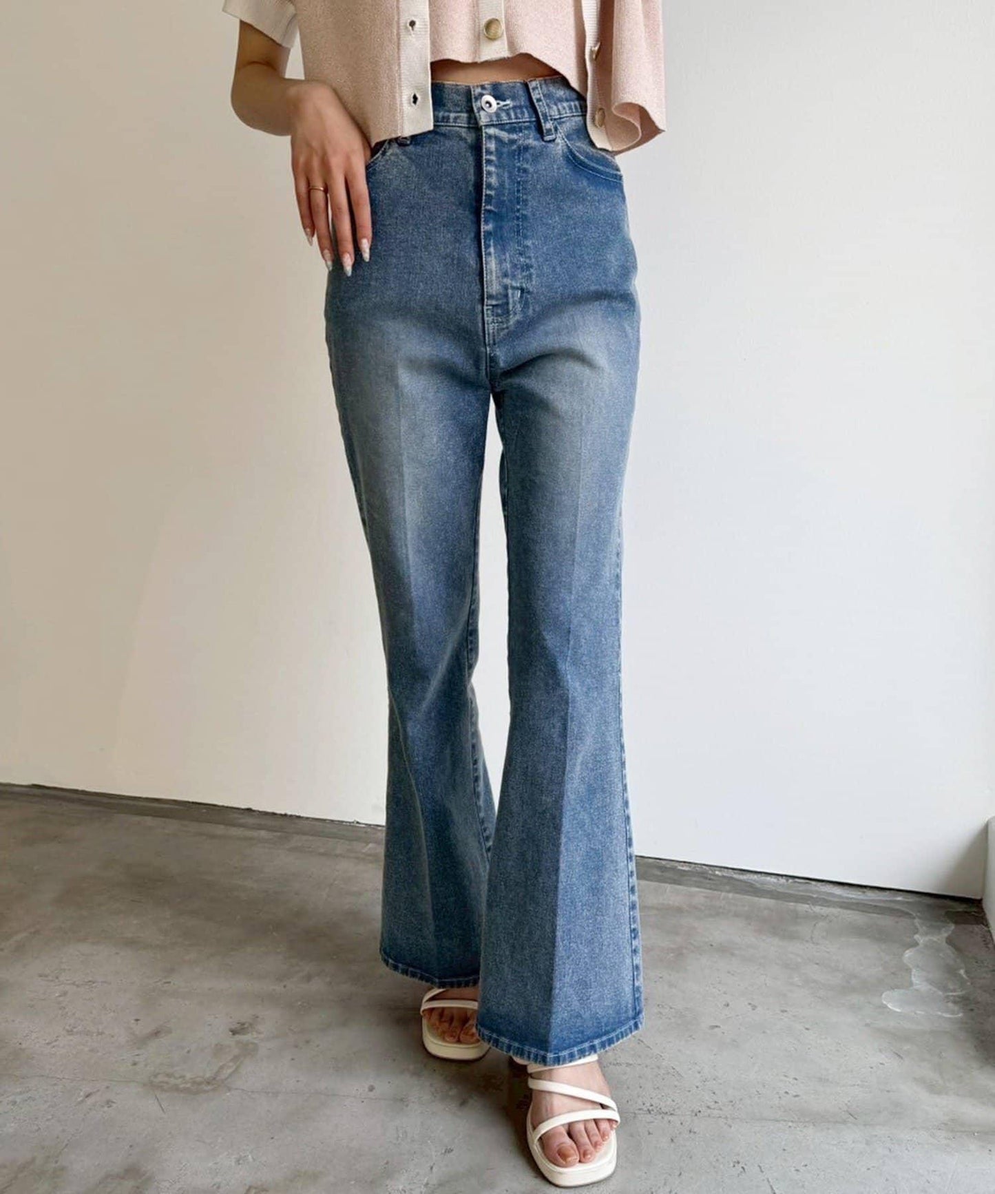 【限定】彈力牛仔褲