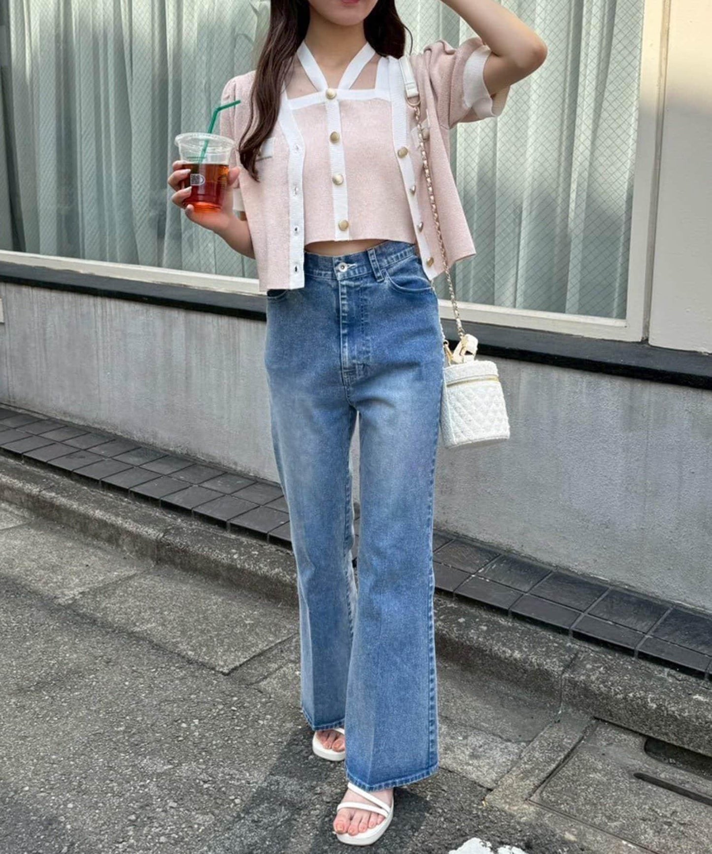 【限定】彈力牛仔褲