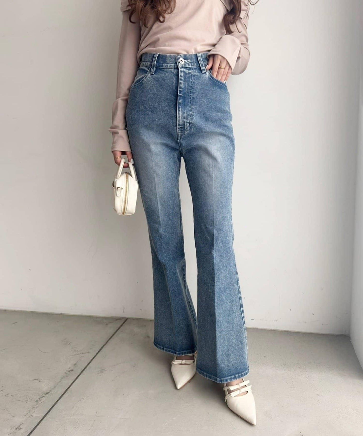 【限定】彈力牛仔褲