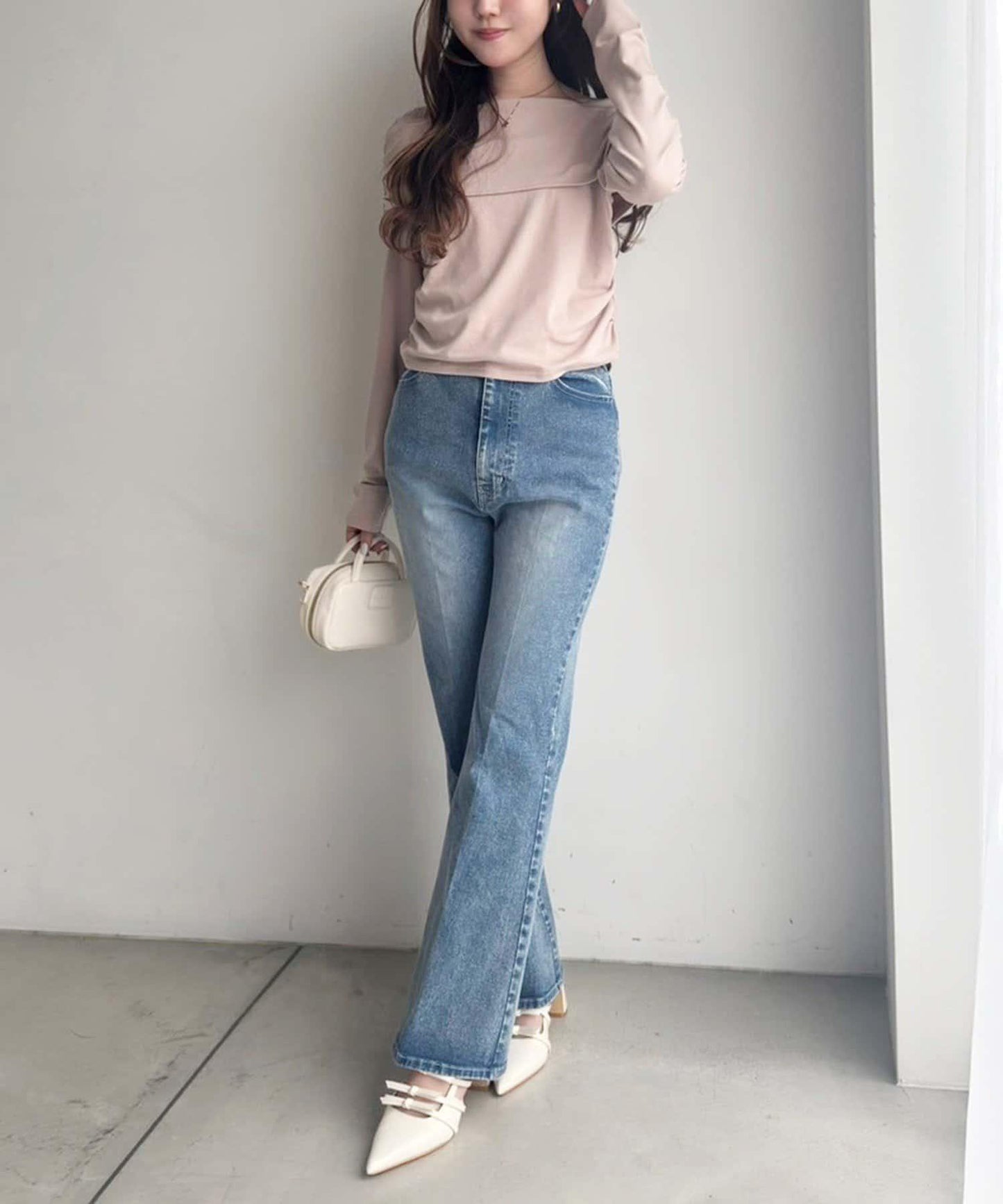 【限定】彈力牛仔褲