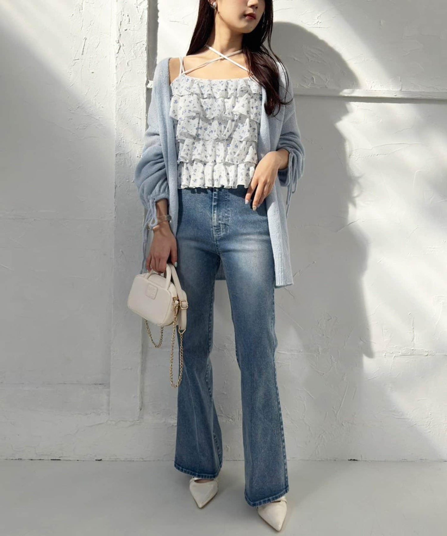 【限定】彈力牛仔褲